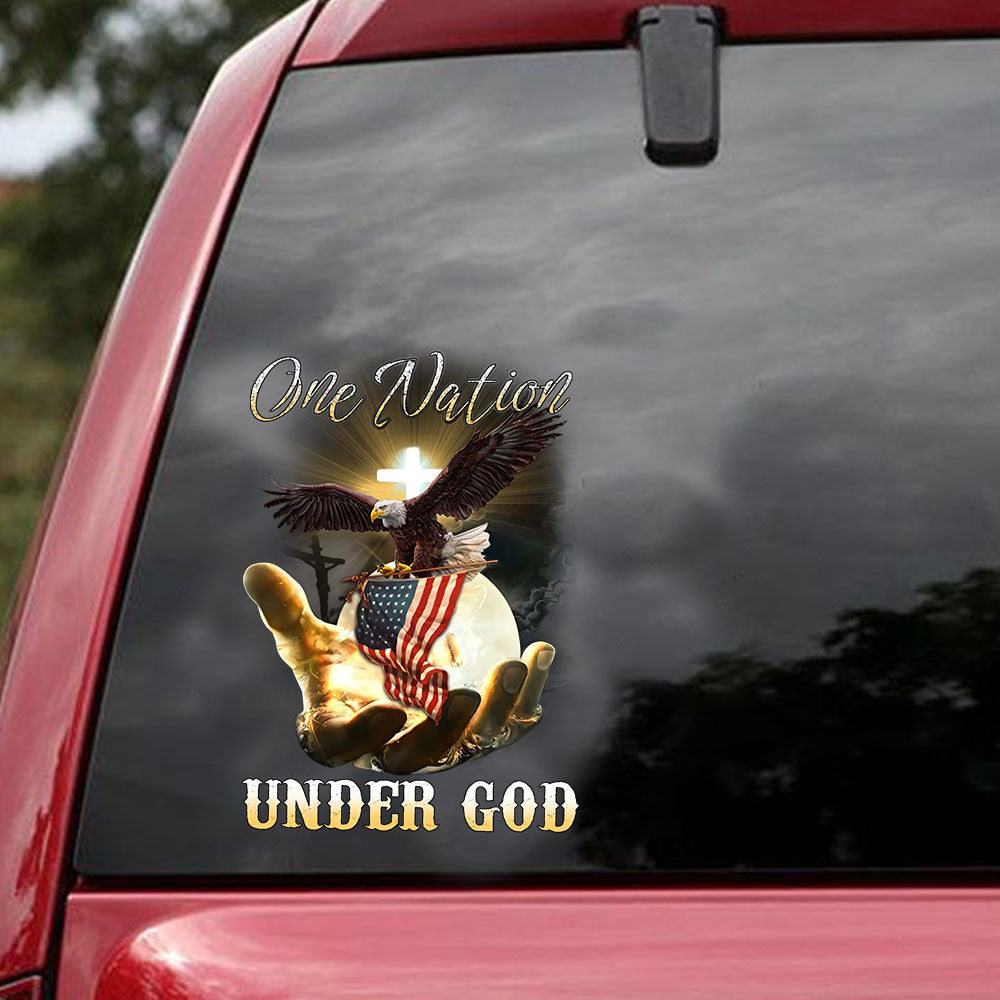 [ld1785-snf-lad]-jesus-car-sticker-god-lovers