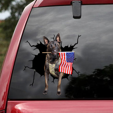 [ld1775-snf-lad]-belgian-malinois-crack-car-sticker-america-lovers