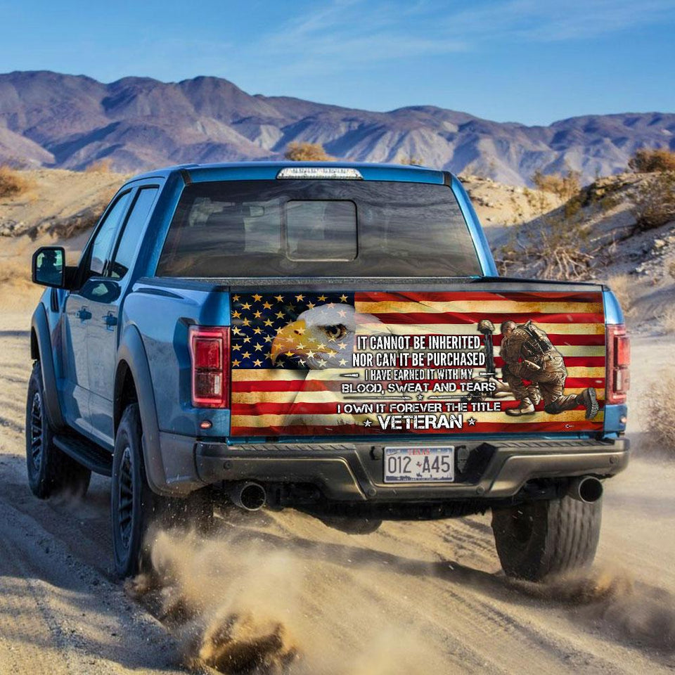 Truck Tailgate Decal Sticker Wrap Veteran Tailgate Wrap Decals For Trucks