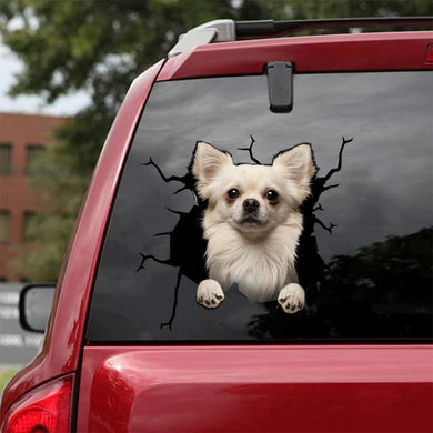 [da0061-snf-tnt]-chihuahua-crack-car-sticker-dogs-lover