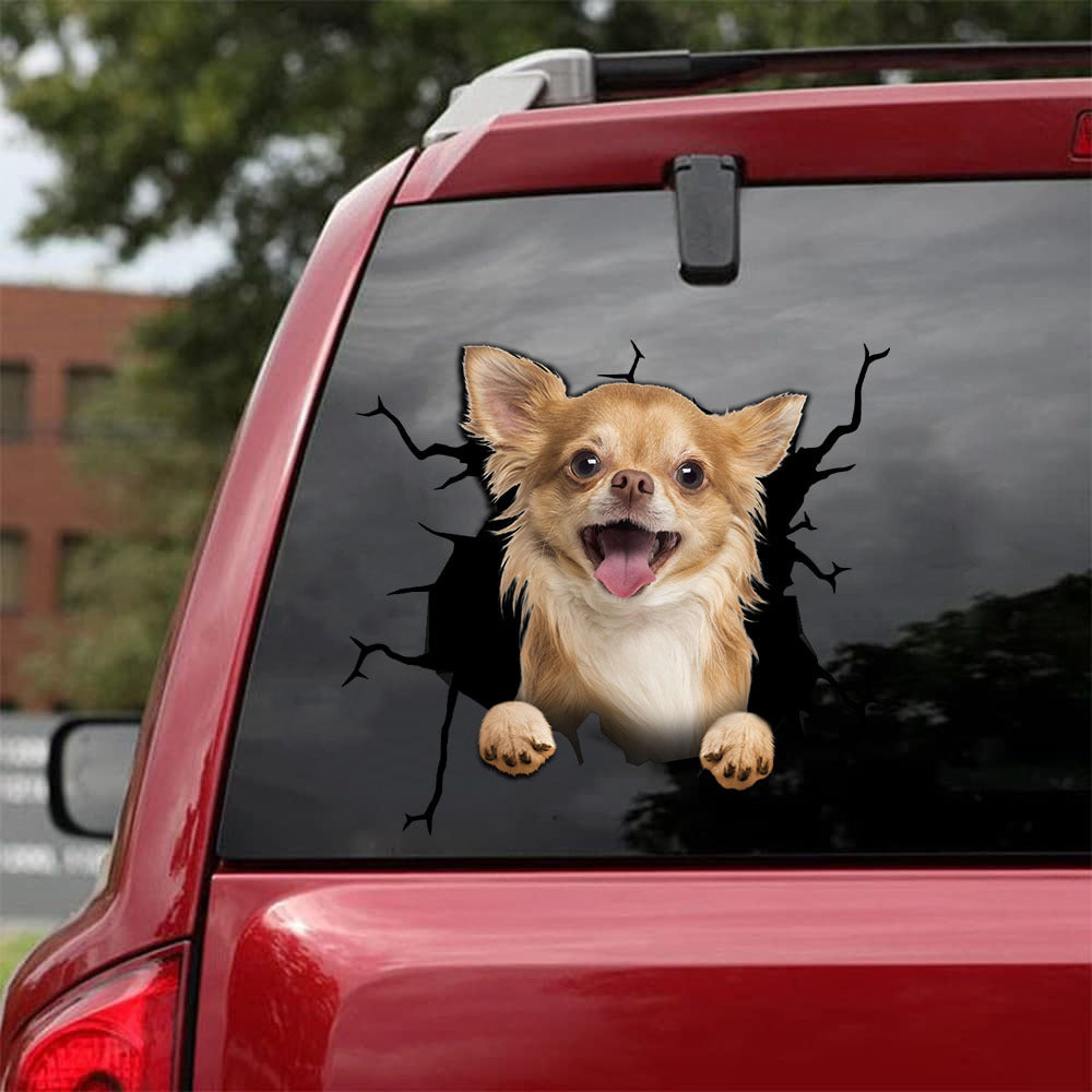 [da0063-snf-tnt]-chihuahua-crack-car-sticker-dogs-lover