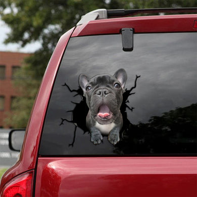 [th0105-snf-tpa]-french-bulldog-crack-car-sticker-dogs-lover