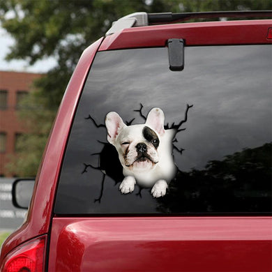 [th0107-snf-tpa]-french-bulldog-crack-car-sticker-dogs-lover