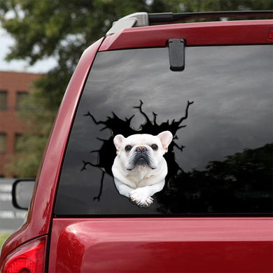 [th0108-snf-tpa]-french-bulldog-crack-car-sticker-dogs-lover