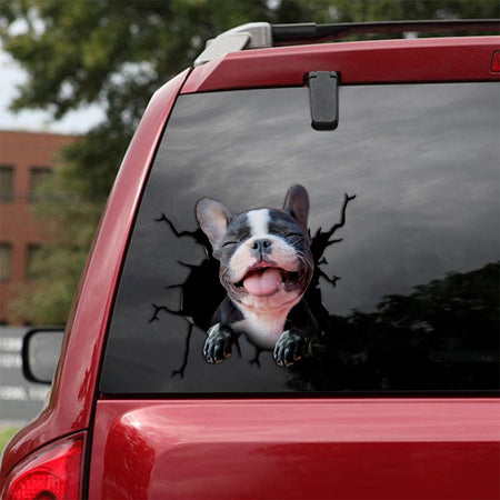 [th0109-snf-tpa]-french-bulldog-crack-car-sticker-dogs-lover