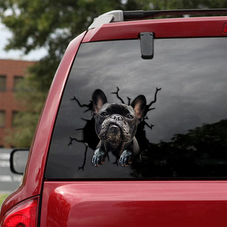 [th0110-snf-tpa]-french-bulldog-crack-car-sticker-dogs-lover