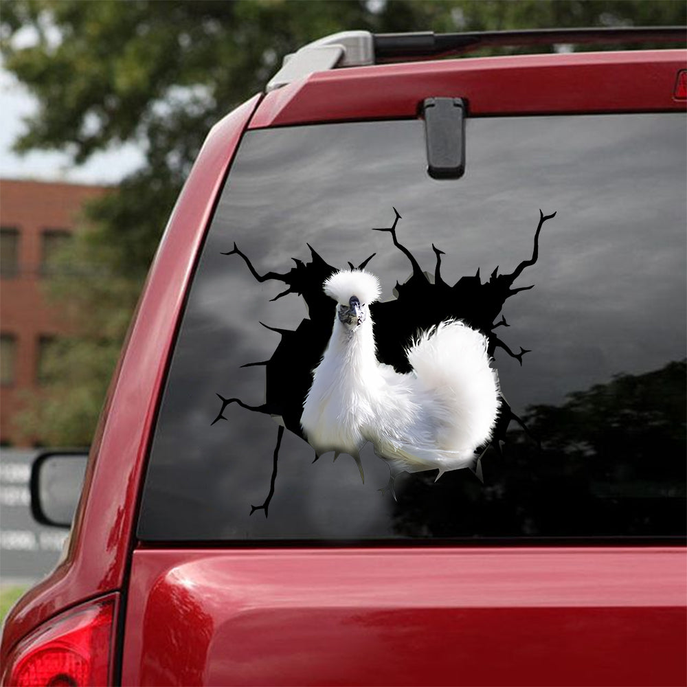 chicken crack sticker poultry lover – Camellia Print