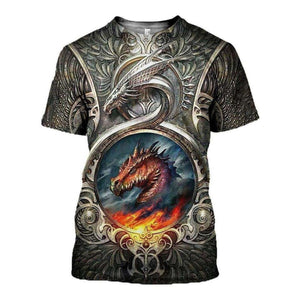 3D ALL OVER PRINT DRAGON HOODIE NM050905