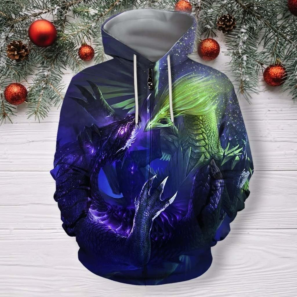 3D AOP DRAGON LOVER HOODIE