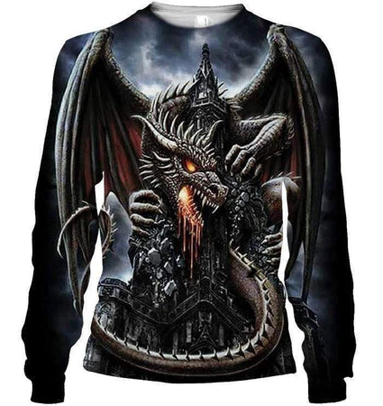 3D ALL OVER PRINT DRAGON HOODIE 16