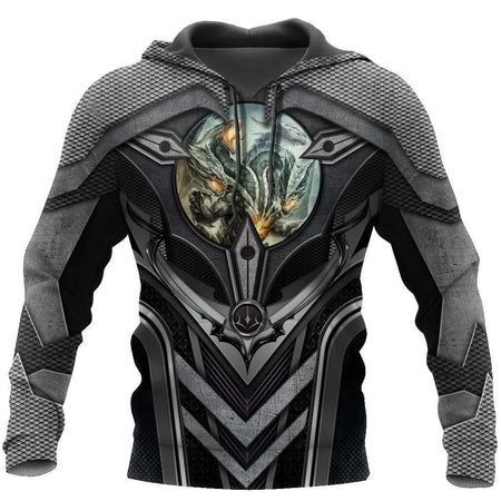 3D TATTOO AND DUNGEON DRAGON HOODIE HAC101203