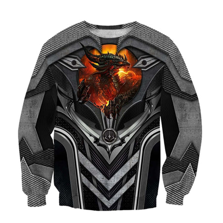 3D TATTOO AND DUNGEON DRAGON HOODIE HAC101202