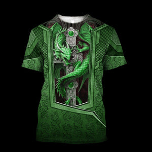 3D TATTOO AND DUNGEON DRAGON HOODIE HAC27124