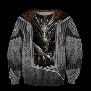 3D TATTOO AND DUNGEON DRAGON HOODIE HAC27125