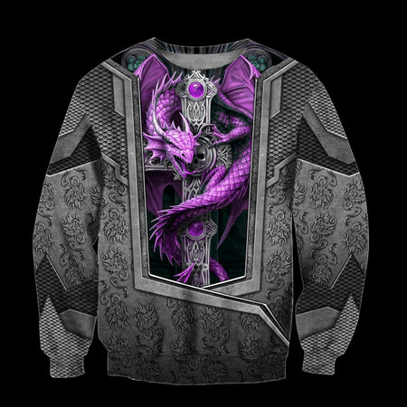 3D TATTOO AND DUNGEON DRAGON HOODIE HAC27121