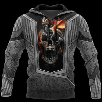 3D TATTOO AND DUNGEON DRAGON HOODIE HAC020112