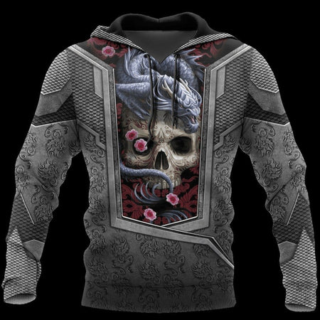 3D TATTOO AND DUNGEON DRAGON HOODIE HAC020110