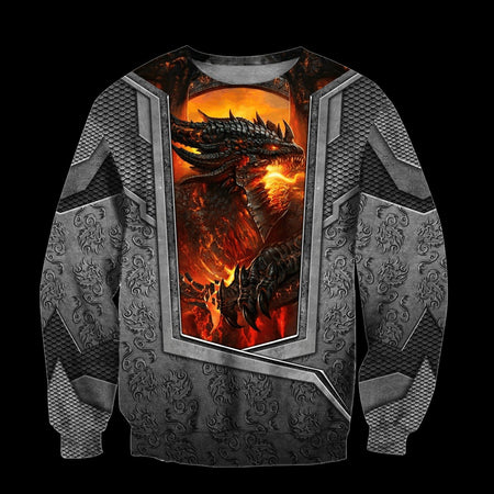 3D TATTOO AND DUNGEON DRAGON HOODIE HAC020115