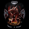 3D ARMOR TATTOO AND DUNGEON DRAGON HOODIE HAC140101