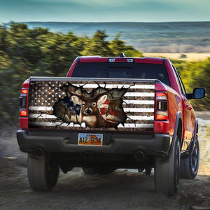 American Detruck Tailgate Decal Sticker Wrap Hunting Tailgate Wrap Decals For Trucks