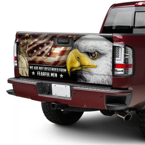 We Are Not Descended From Fearful Mtruck Tailgate Decal Sticker Wrap Tailgate Wrap Decals For Trucks