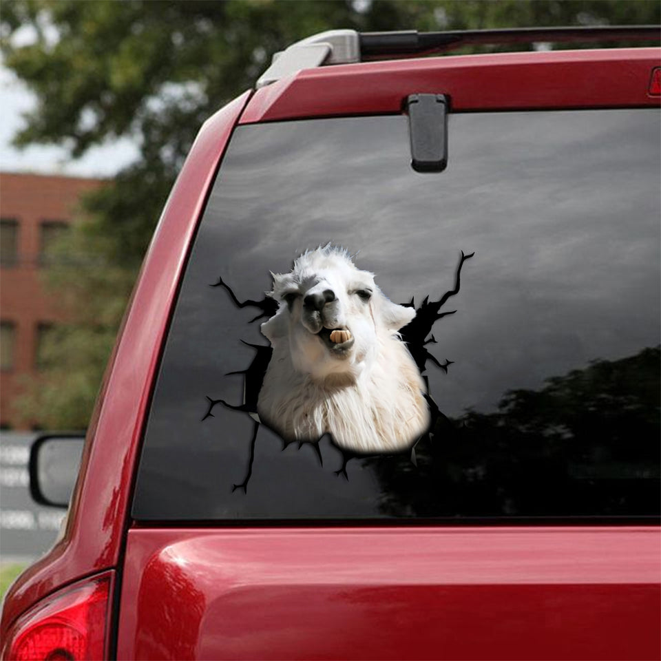 [sk1540-snf-tpa]-derpy-goat-crack-sticker-cattle-lover