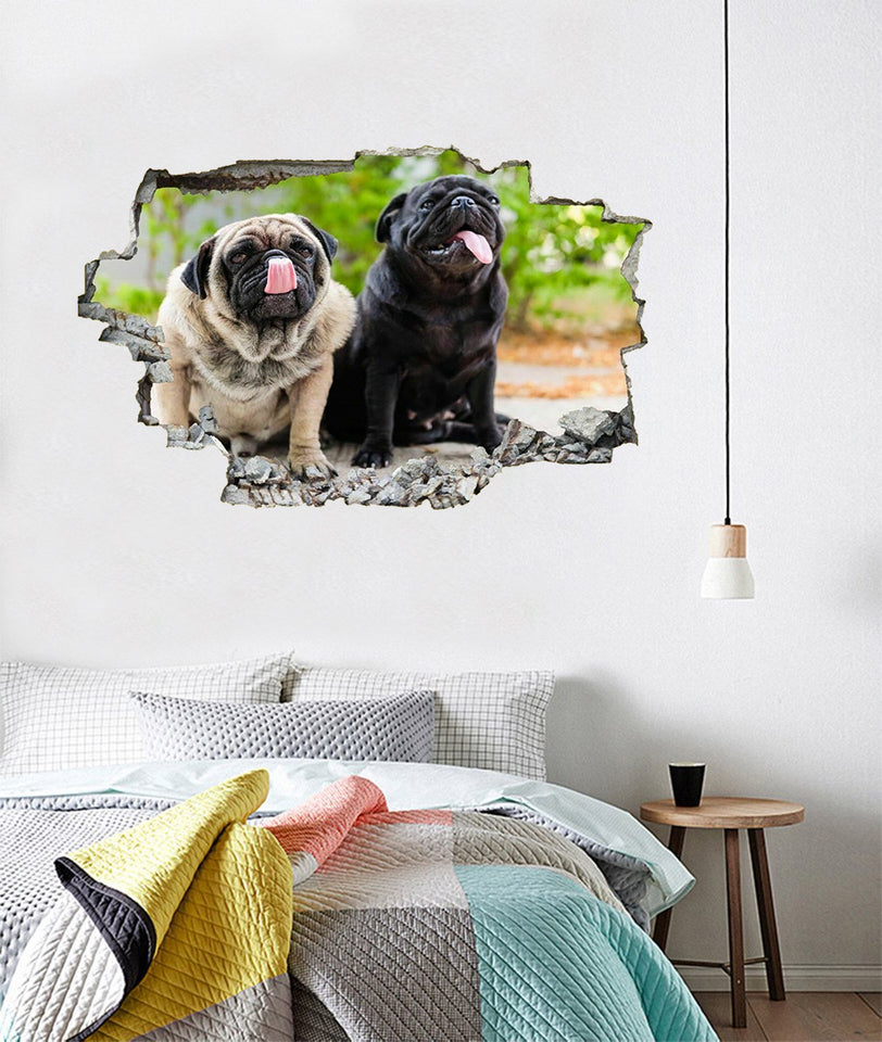 [bv0101-snf-tnt]-pug-crack-wall-decal