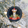 Chihuahua Dog Santa Claus, Christmas Ornament, Christmas Gift