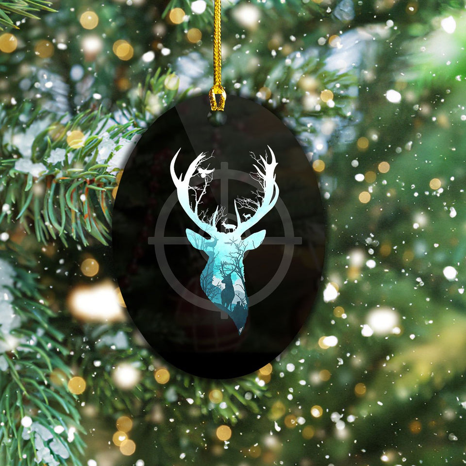 Deer Hunting, Christmas Ornament, Christmas Gift
