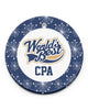 Accountant, World's Best Cpa Circle Ornament, Christmas Ornament, Christmas Gift