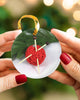 Crochet And Knitting Christmas Gift Circle Ornament, Christmas Ornament, Christmas Gift