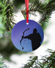 Archer Archery Man Circle Ornament, Christmas Ornament, Christmas Gift