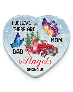 Butterfly I Believe Ornament Heart Ornament, Christmas Ornament, Christmas Gift