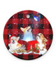 Corgi Magic Gift Ornament Circle Ornament, Christmas Ornament, Christmas Gift