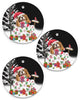 Cavalier King Colorful Present Gift For You Circle Ornament, Christmas Ornament, Christmas Gift