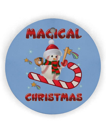 Baseball Magical Christmas Mug 241120 Circle Ornament, Christmas Ornament, Christmas Gift