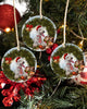 Bedlington Terrier Ringbell Gift For You Circle Ornament, Christmas Ornament, Christmas Gift