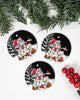 Cat Colorful Present Gift For You Circle Ornament, Christmas Ornament, Christmas Gift