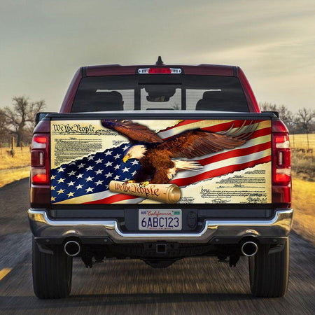 We The People Tailgate Decal Sticker Wrap Mother's Day Father's Day Camping Hunting Wrap Decals For Trucks