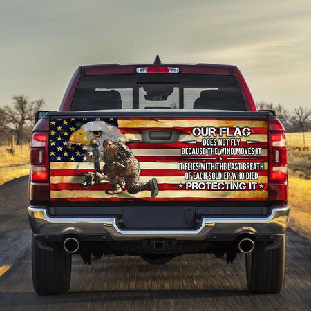 Thank You Proud Soldier truck Tailgate Decal Sticker Wrap Mother's Day Father's Day Camping Hunting Wrap Decals For Trucks