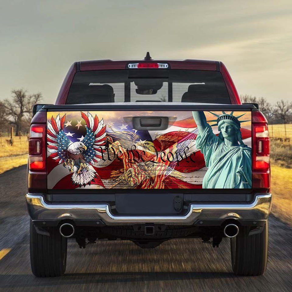 American Eagle Patrico truck Tailgate Decal Sticker Wrap Mother's Day Father's Day Camping Hunting Wrap Decals For Trucks