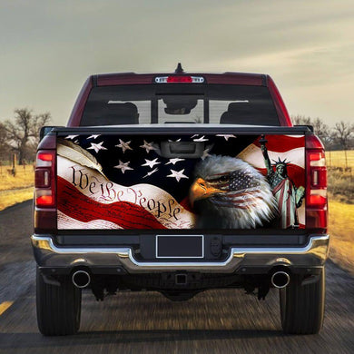 We The People American truck Tailgate Decal Sticker Wrap Mother's Day Father's Day Camping Hunting Wrap Decals For Trucks