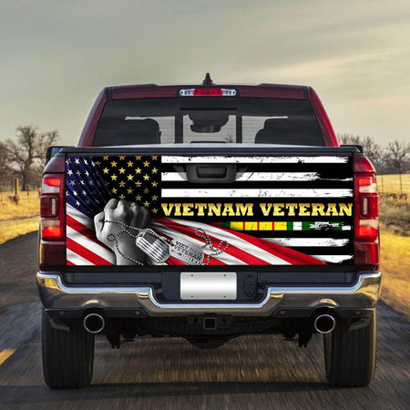 Vietnam Veteran. American truck Tailgate Decal Sticker Wrap Mother's Day Father's Day Camping Hunting Wrap Decals For Trucks