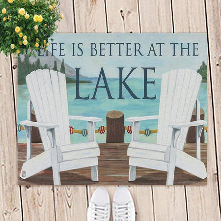 Chair Life is Better at the Lake Funny Indoor and Outdoor Indoor