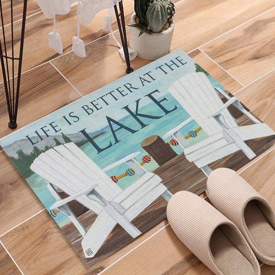 Chair Life is Better at the Lake Funny Indoor and Outdoor Indoor
