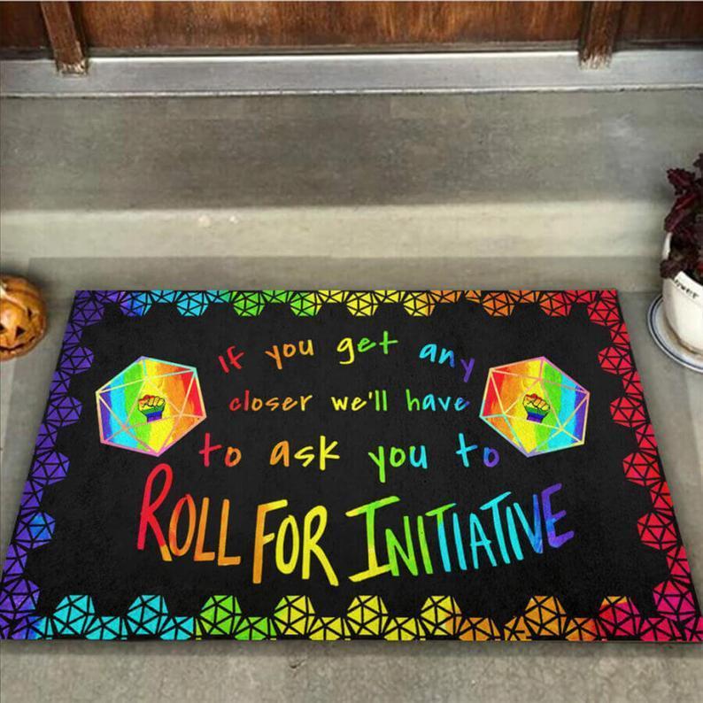 If You Get Any Closer Lgbt Support Indoor Outdoor Doormat Floor