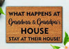 Funny Grandparent Gift What Happens at Grandma and Grandpa's