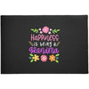 Hapiness is Being a Grandma Flower Welcome Mat House Warming