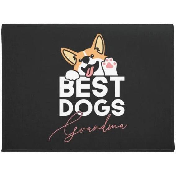 Best Dogs Grandma Welcome Mat House Warming Gift Home Decor Gift For Doglovers Funny Indoor Outdoor Doormat Floor Mat Funny Gift Ideas