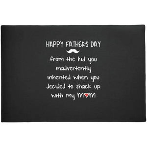 Father'S Day Funny Step Dad Indoor Outdoor Doormat Floor Mat Funny Gift Ideas Housewarming Gift Family Welcome Mat